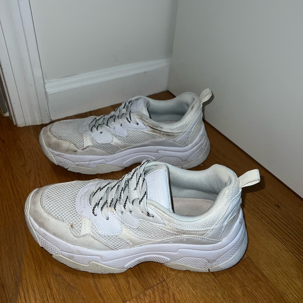 White sneakers